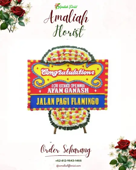 Sewa Papan Bunga Tanjung Medan